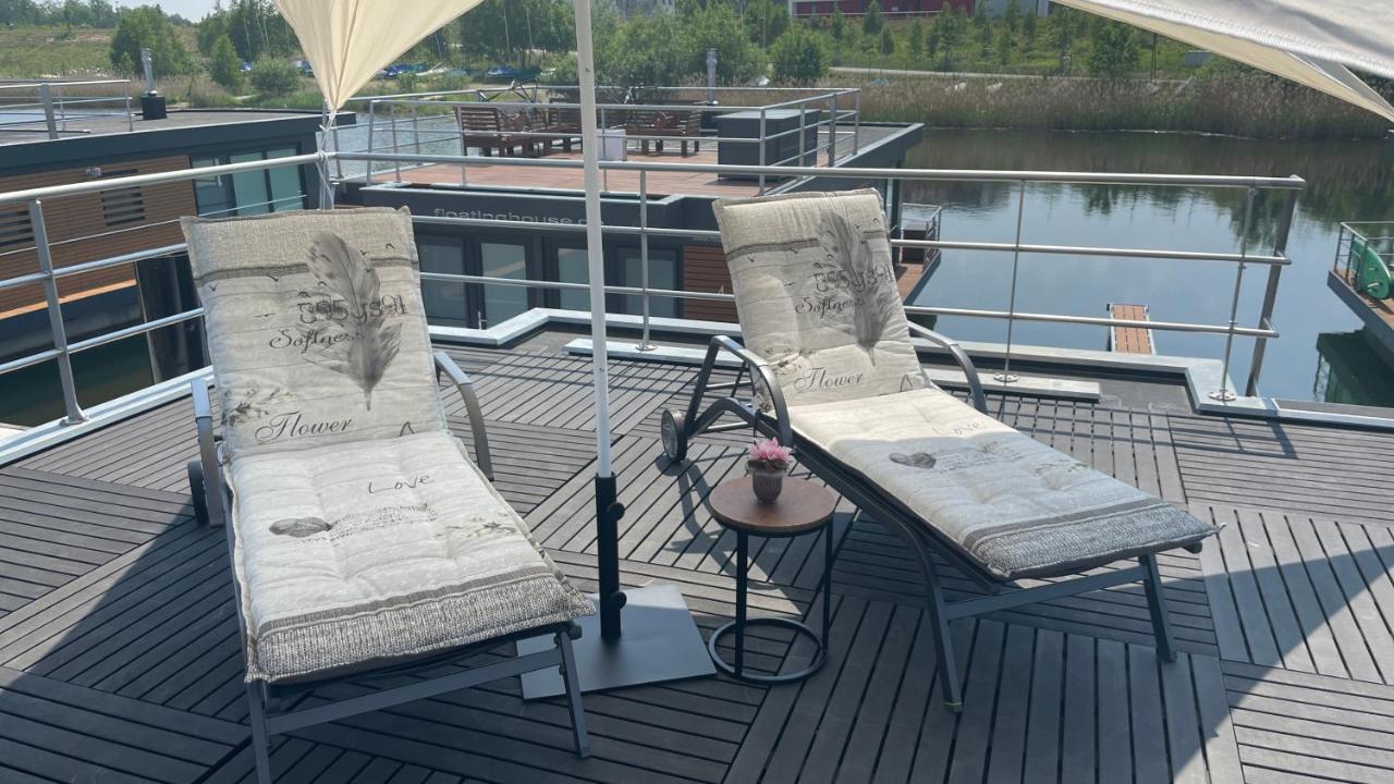 Hausboot Dolce Vita am Bärwaldersee Klitten Exterior foto